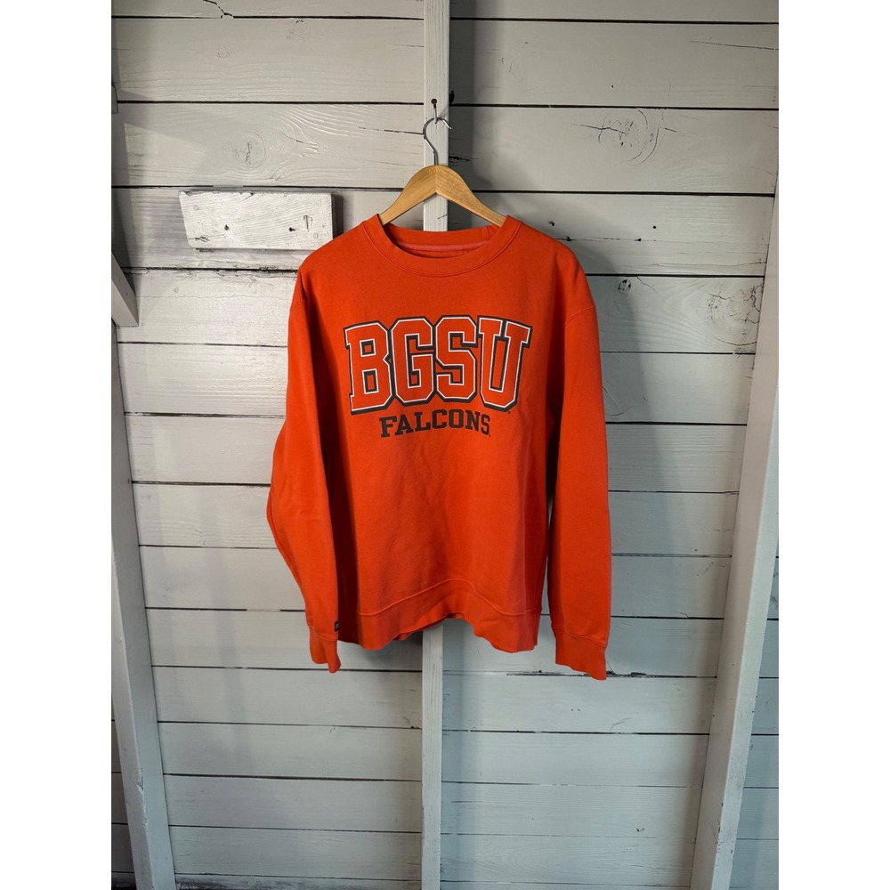 JanSport BGSU Falcons Sweatshirt Mens XL Orange Crewneck BG University Pullover